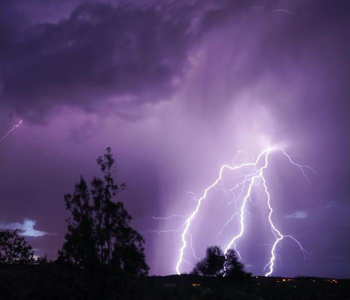Lightning strike/ Storm